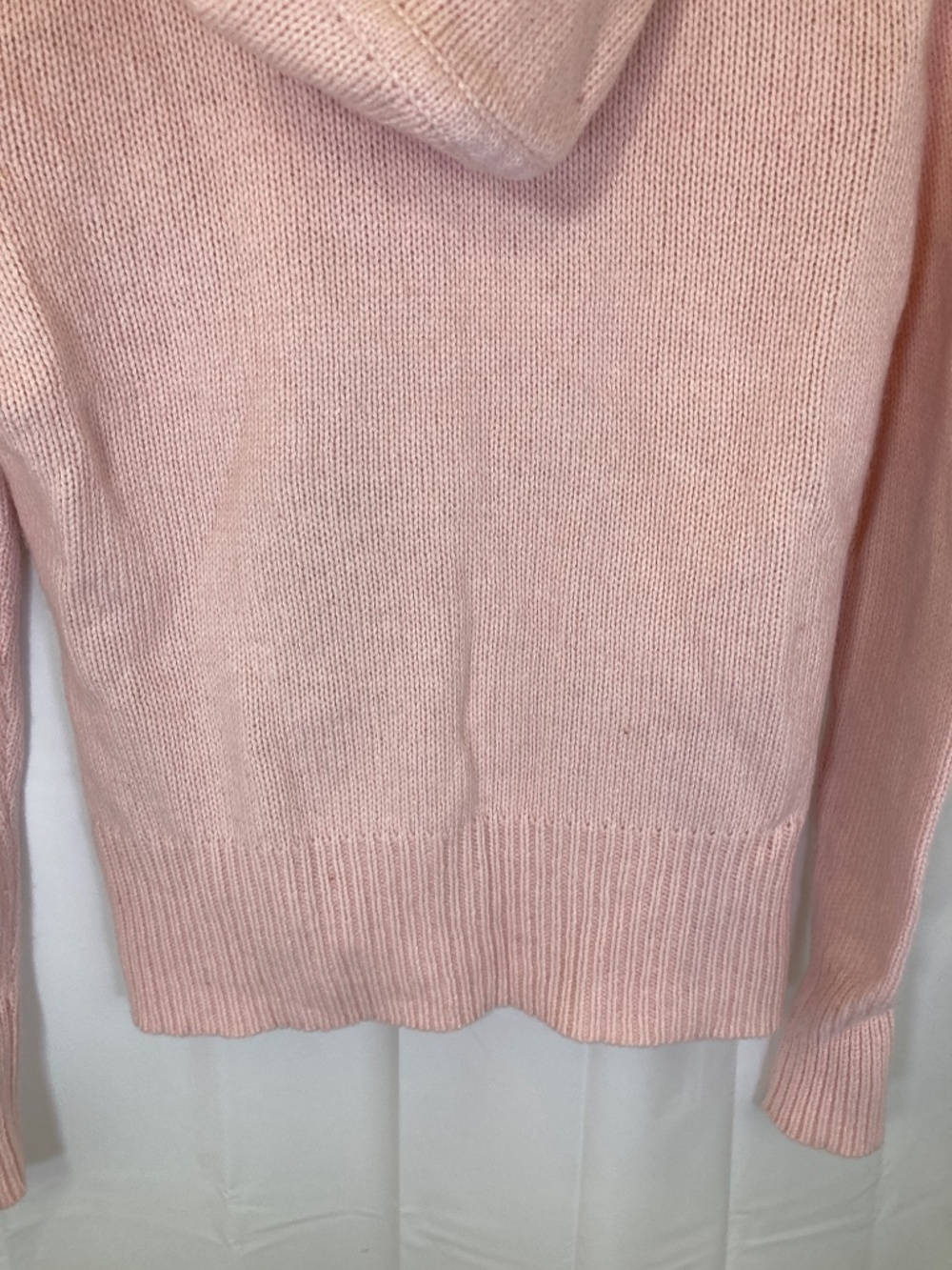 Disney Tinkerbell Pink Cardigan Sweater Sz L Hood Embroidered Accents - Picture 14 of 14